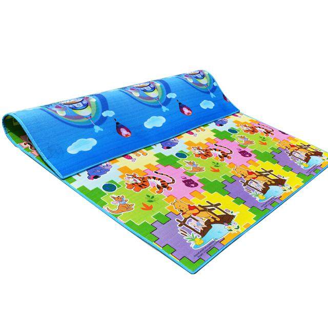 迪士尼disney 宝宝爬爬垫 双面加大防滑加厚 环保游戏爬行垫 200*200*