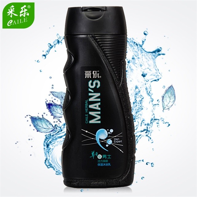 采乐男士活力焕能保湿沐浴露去油控油沐浴乳正品200ml