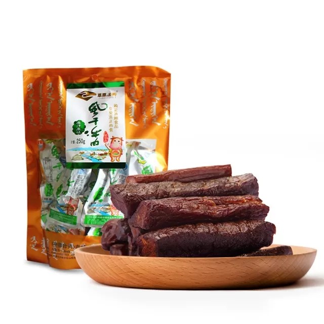 内蒙古风干牛肉干 草原迪娜牛肉干250g