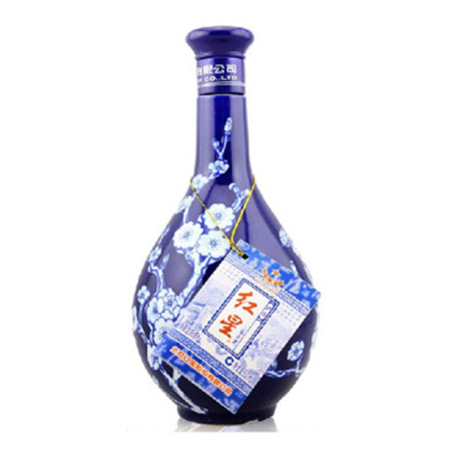 酒宴网 北京红星珍品蓝花瓷二锅头酒 46度500ml*2 清香型白酒 青花瓷