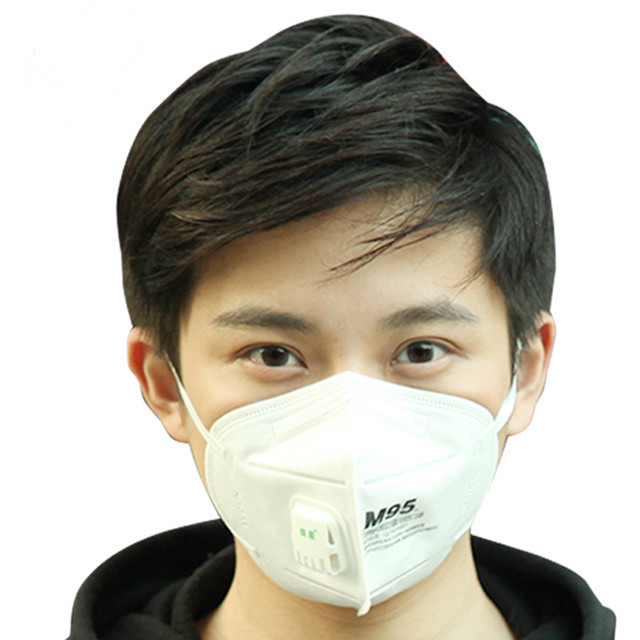 绿盾m95口罩 防雾霾 抗菌 防尘 带呼吸阀口罩 3只装×2袋