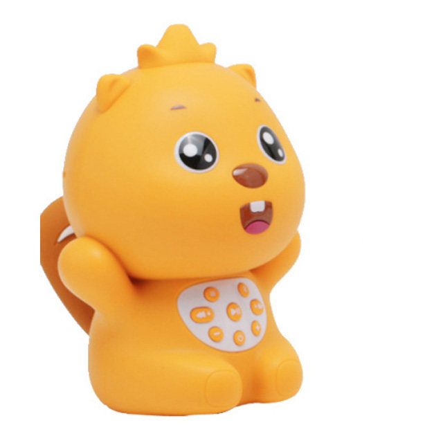 贝瓦宝宝儿童早教机儿歌故事机黄色4g版 0-3-6岁玩具 可充电下载