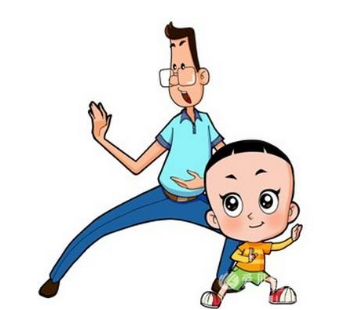 失落,天真,胆小……冬天,好冷,小头爸爸带着大头儿子跑到了商场,把